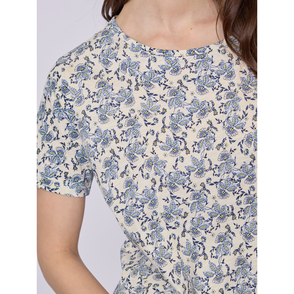 Celina T-shirt - Blue Pattern