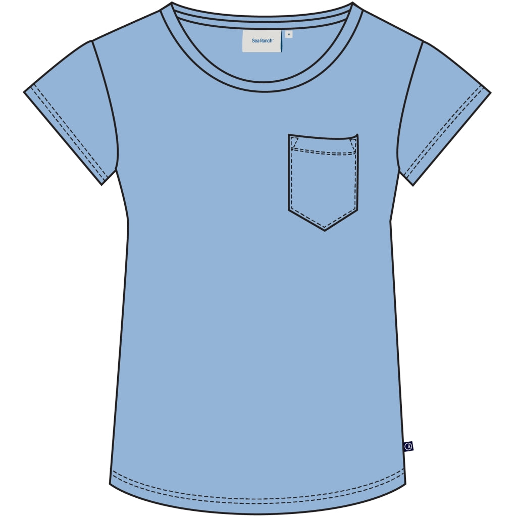 Sea Ranch Adina Short Sleeve Tee T-shirts 4237 Blue Bell