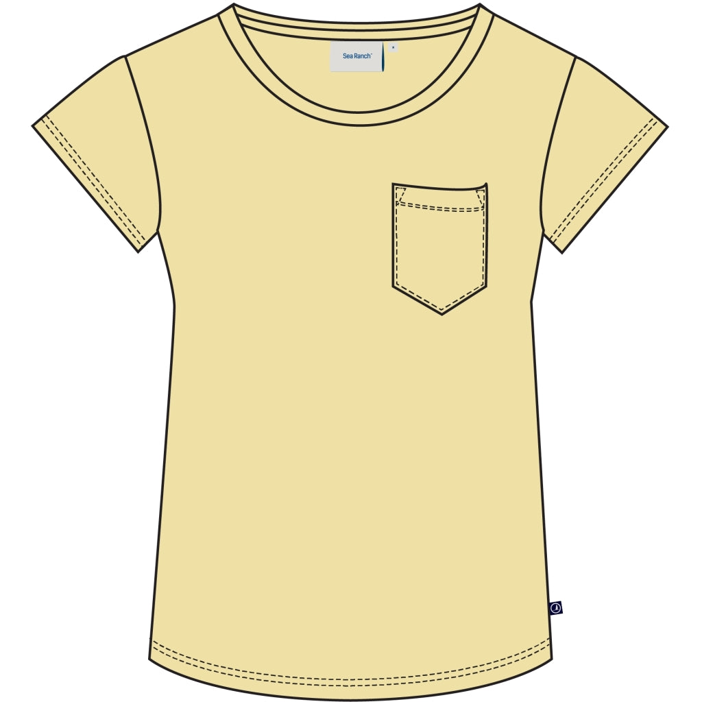 Sea Ranch Adina Short Sleeve Tee T-shirts Gnist Gul
