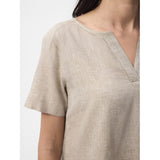 Redgreen Women Alexia Shirt Dresses / Shirts 422 Ligth Sand Melange