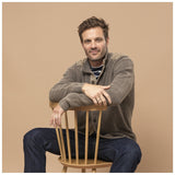 Sea Ranch All Knit Cardigan Strik Mørkebrun