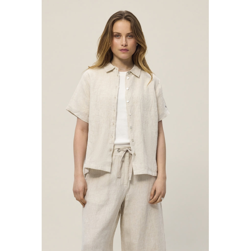 Redgreen Women Athea Skjorte Skjorter 422 Ligth Sand Melange
