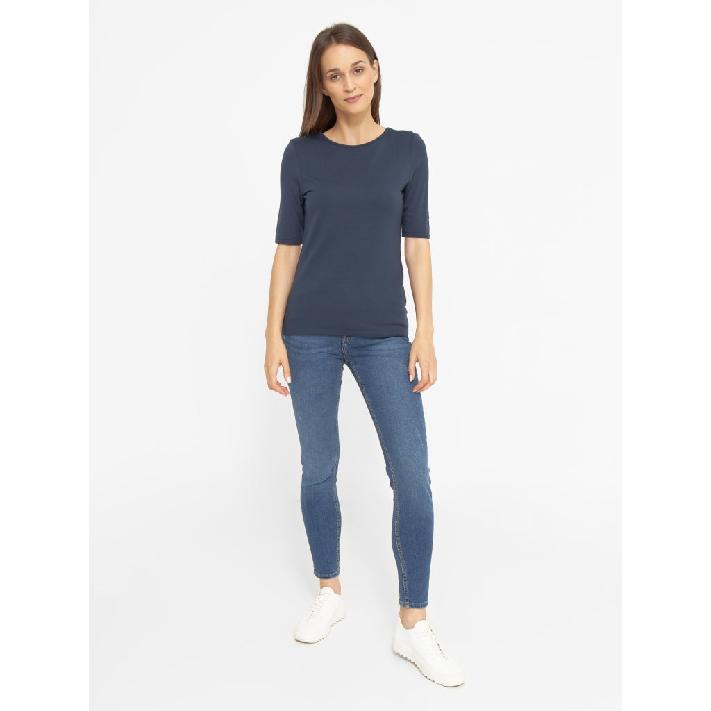 Redgreen Women Cajsa kortærmet t-shirt T-shirts 068 Navy