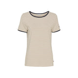 Redgreen Women Camilla T-shirt T-shirts 124 Mid Sand Stripe