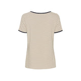 Redgreen Women Camilla T-shirt T-shirts 124 Mid Sand Stripe