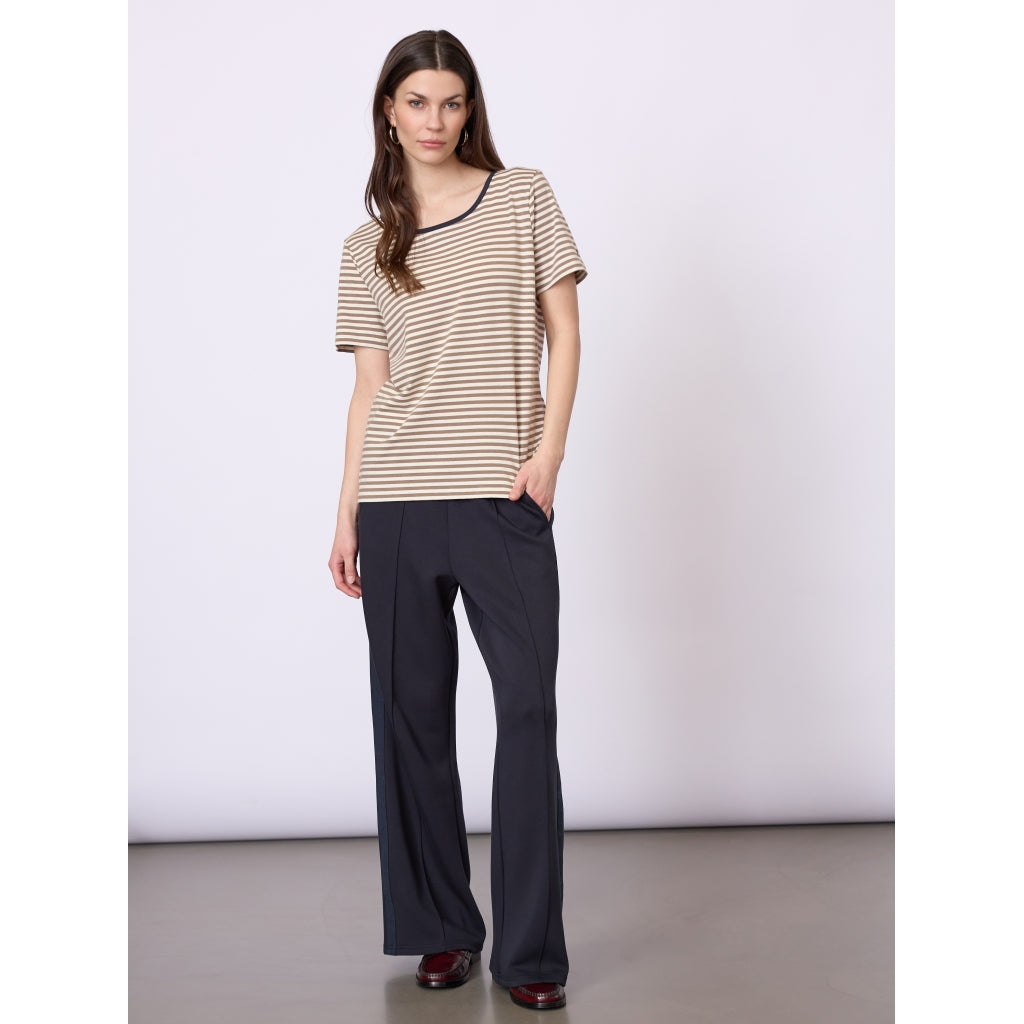 Redgreen Women Cecilie Tee Poloer 185 Plum Stripe