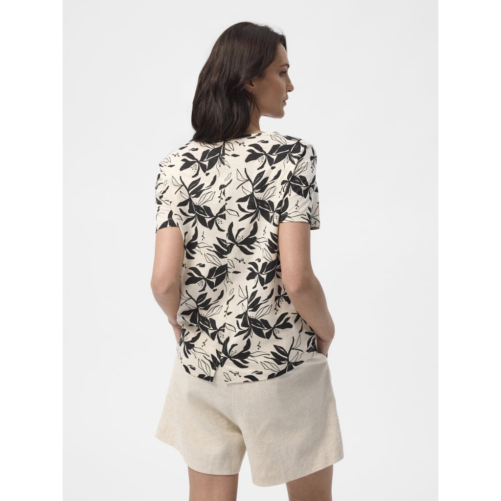 Redgreen Women Celina T-shirt T-shirts 321 Ecru Pattern