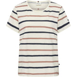 Redgreen Women Chris T-shirt T-shirts 142 Dark Rose Stripe