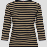 Redgreen Women Christelle Long Sleeve Tee Langærmet Tee 124 Mid Sand Stripe