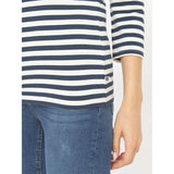 Redgreen Women Cleo 3/4 LS T-shirt Langærmet Tee 169 Dark Navy Stripe