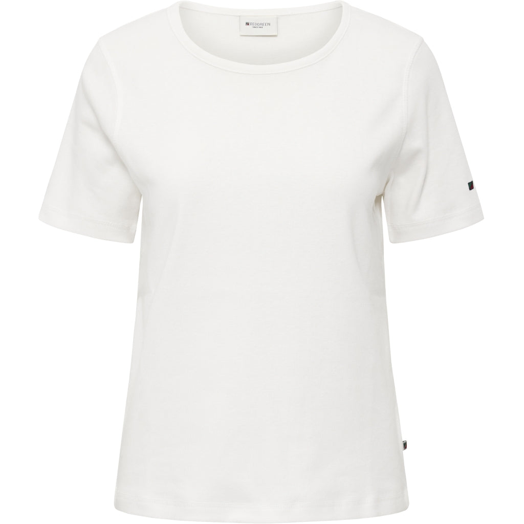 Redgreen Women Cora Short Sleeve Tee T-shirts Hvid