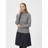 Redgreen Women Crawley Langærmet Tee 113 Grey Stripe