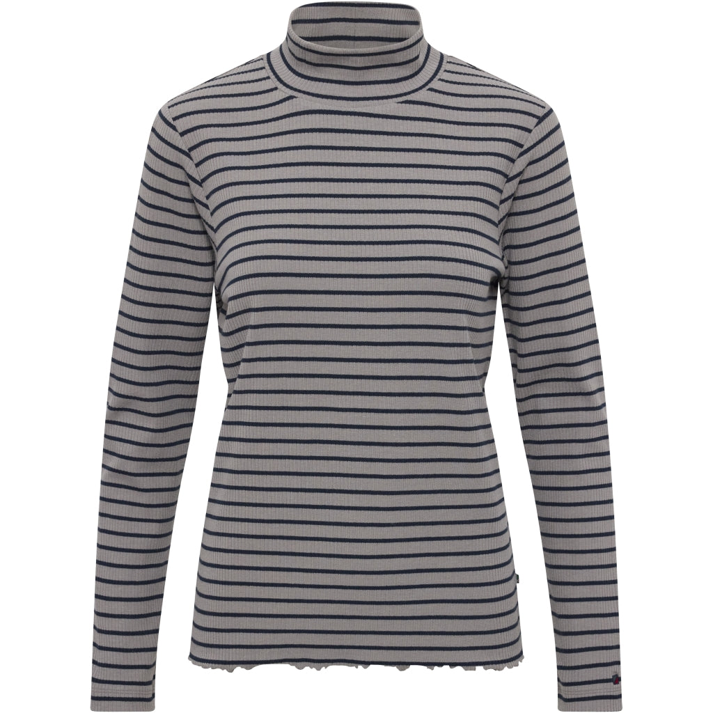 Redgreen Women Crawley Langærmet Tee 113 Grey Stripe
