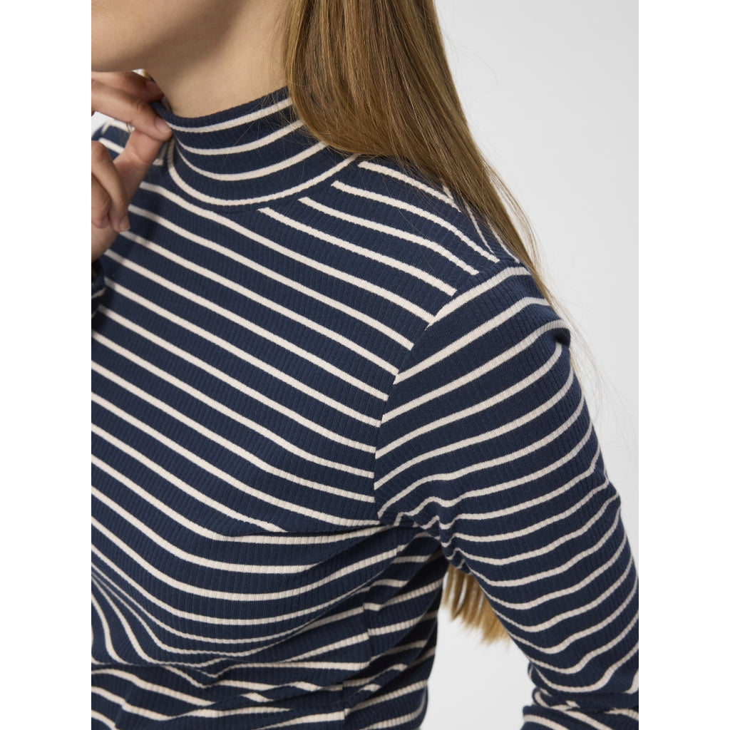 Redgreen Women Crawley Langærmet Tee 169 Dark Navy Stripe
