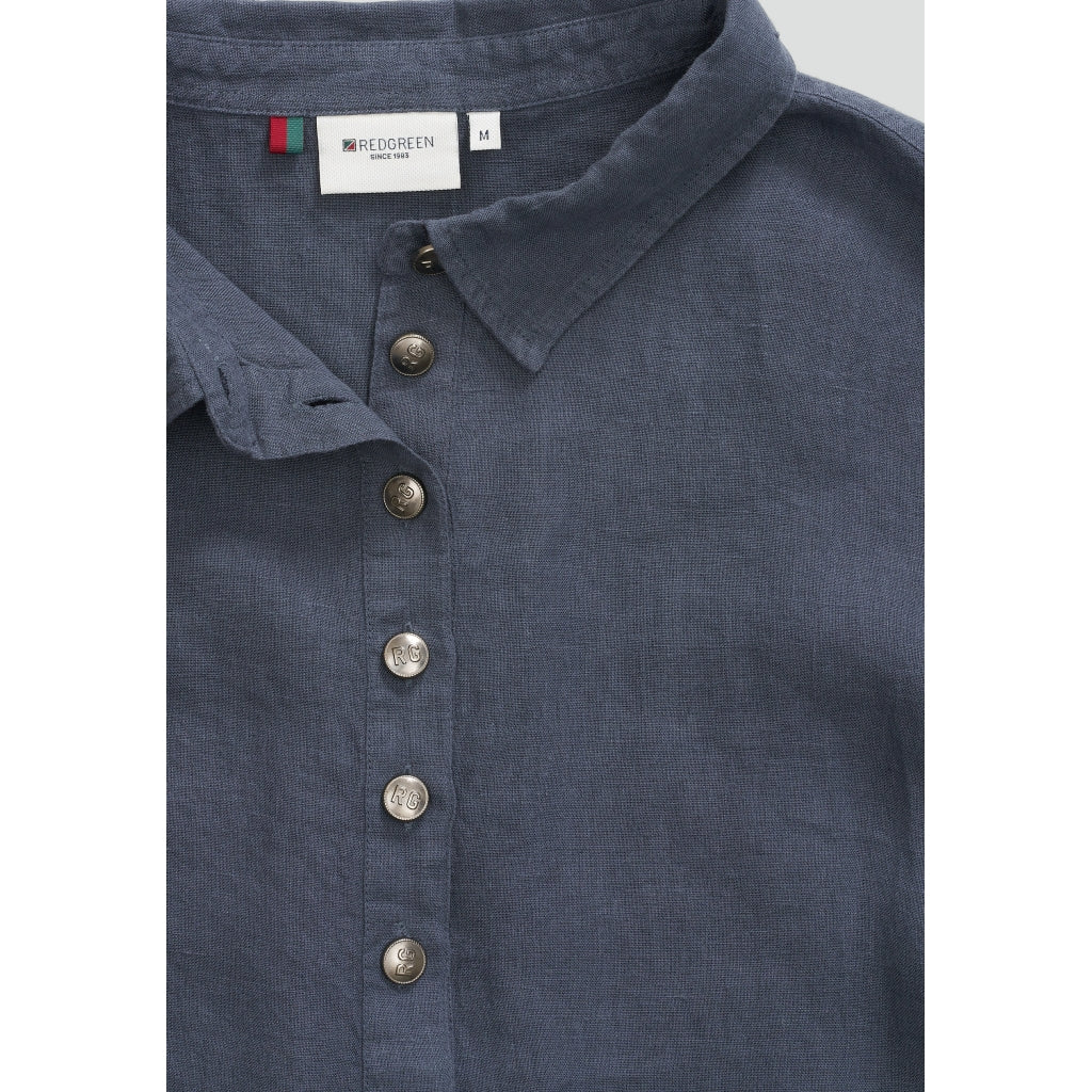 Redgreen Women Dina Skjortekjole Dresses / Shirts 067 Light Navy
