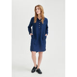 Redgreen Women Dina Skjortekjole Dresses / Shirts 068 Navy