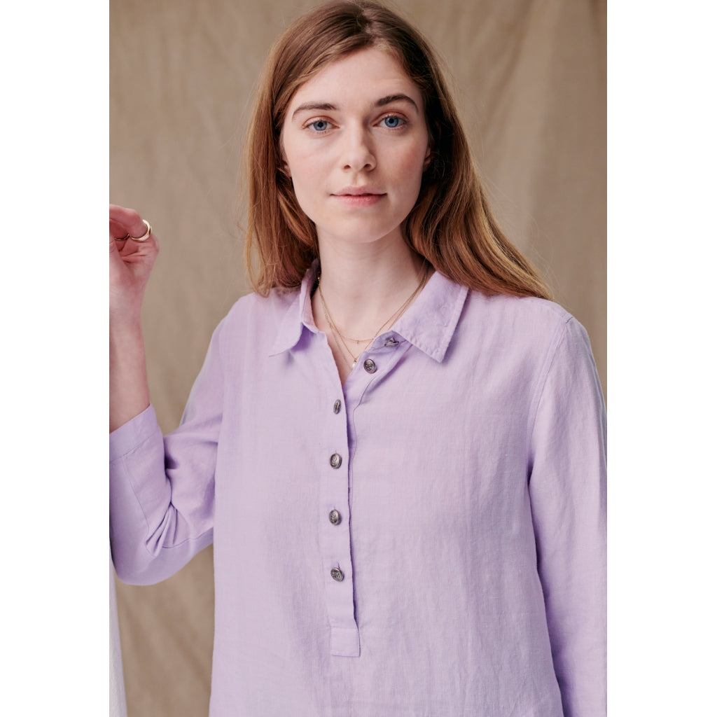 Redgreen Women Dina Skjortekjole Dresses / Shirts 082 Lavendel