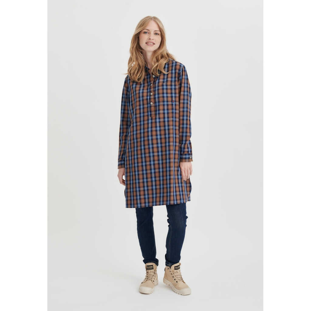 Redgreen Women Dodo Dress Dresses / Shirts 226 Brown Check