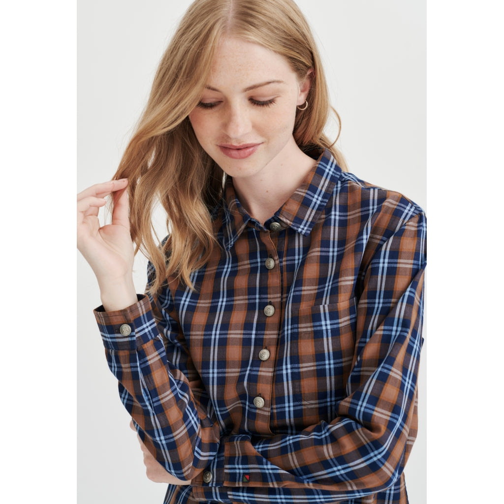 Redgreen Women Dodo Dress Dresses / Shirts 226 Brown Check