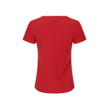 Sea Ranch Dorthea Organic Cotton V-Neck tee T-shirts Rød