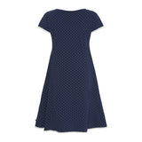 Sea Ranch Dot-Kjole Dresses / Shirts SR Navy / Hvid