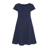 Sea Ranch Dot-Kjole Dresses / Shirts SR Navy / Hvid