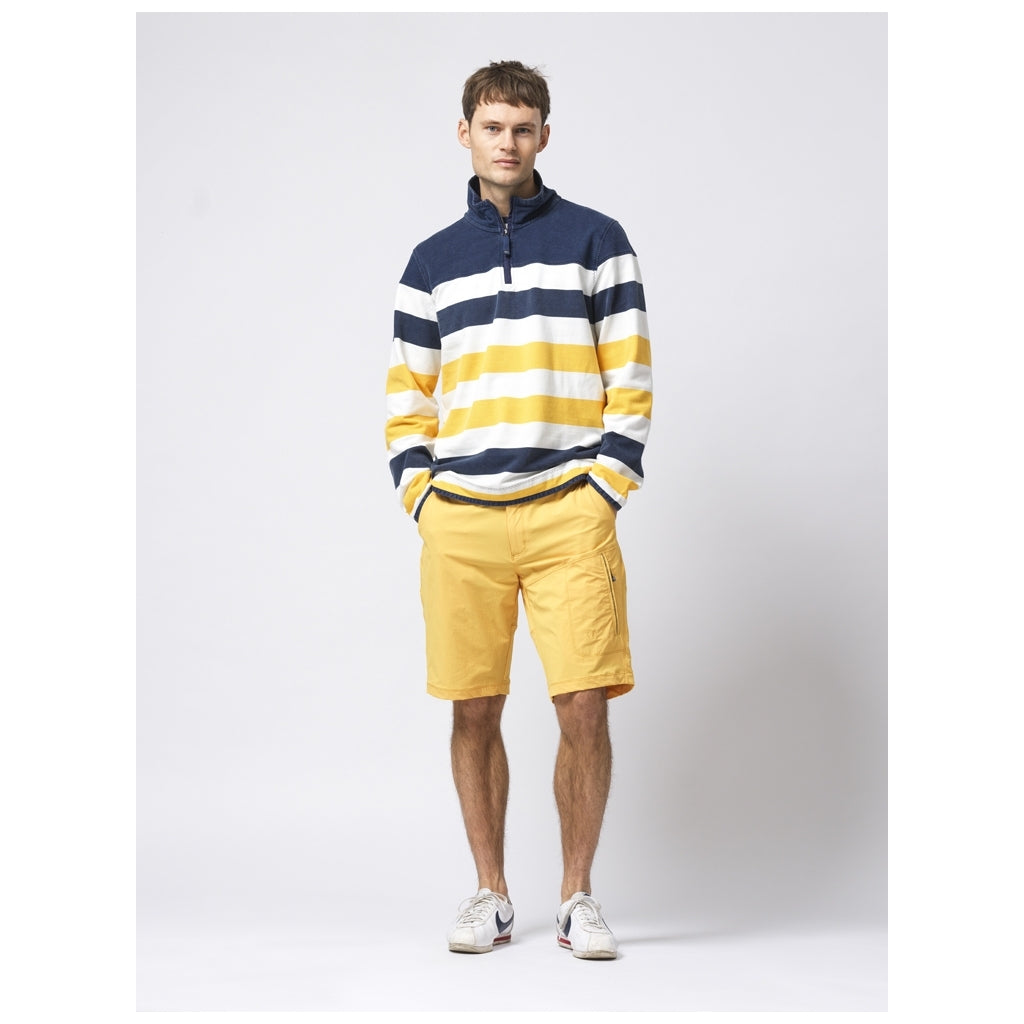 Sea Ranch Ejvind Half Zip Sweat Sweatshirts 1132 Pearl / Warm Yellow