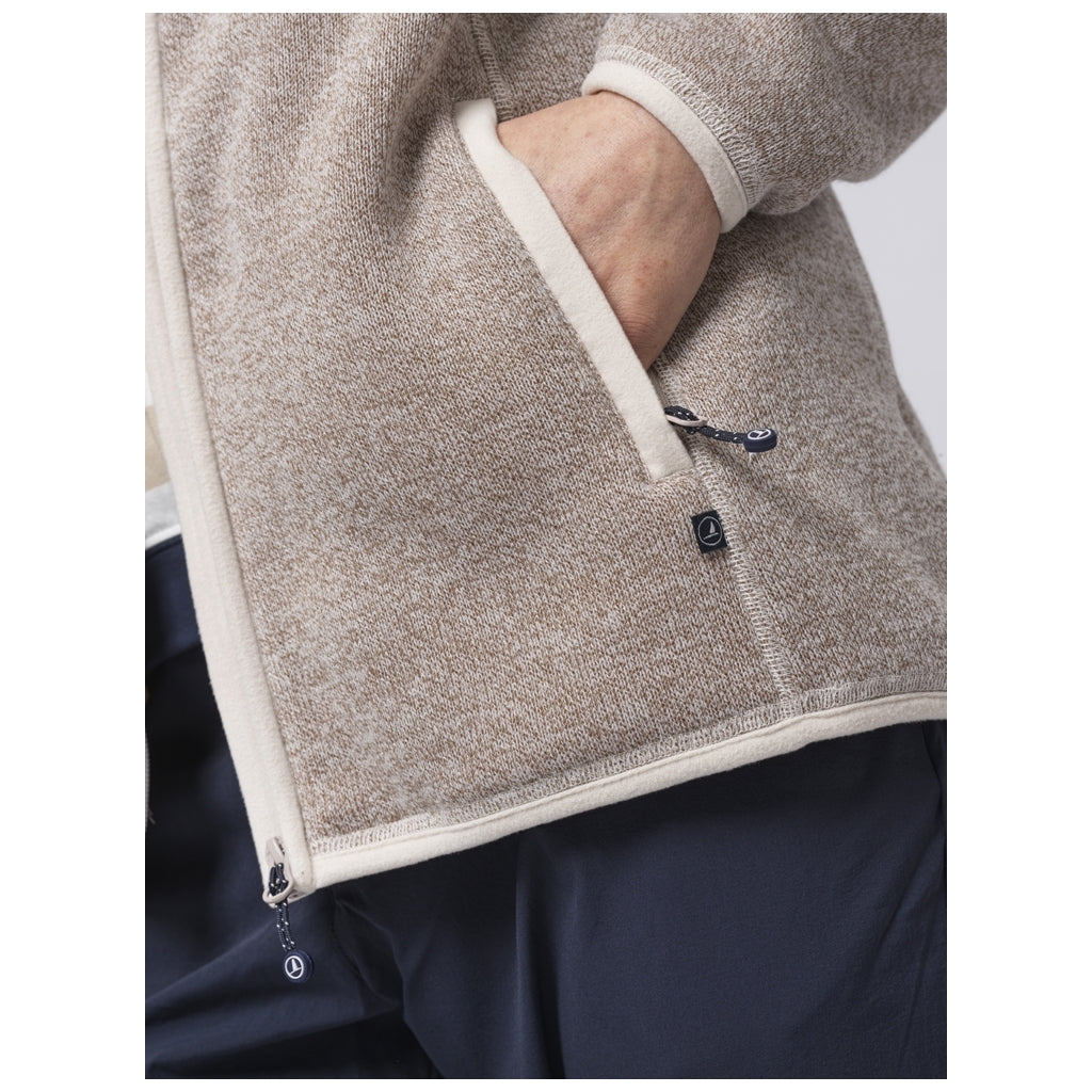 Sea Ranch Eleana Fleece Fleece Brun Melange