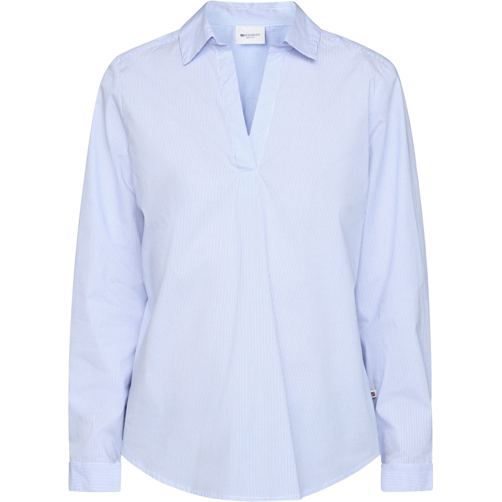 Redgreen Women Freya skjorter Skjorter 162 Light Blue Stripe