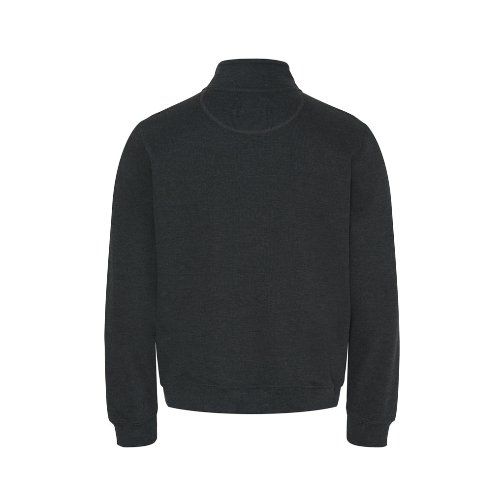 Sea Ranch Garcia Langærmet Sweat Cardigan med Lynlås Sweatshirts Grafit Melange