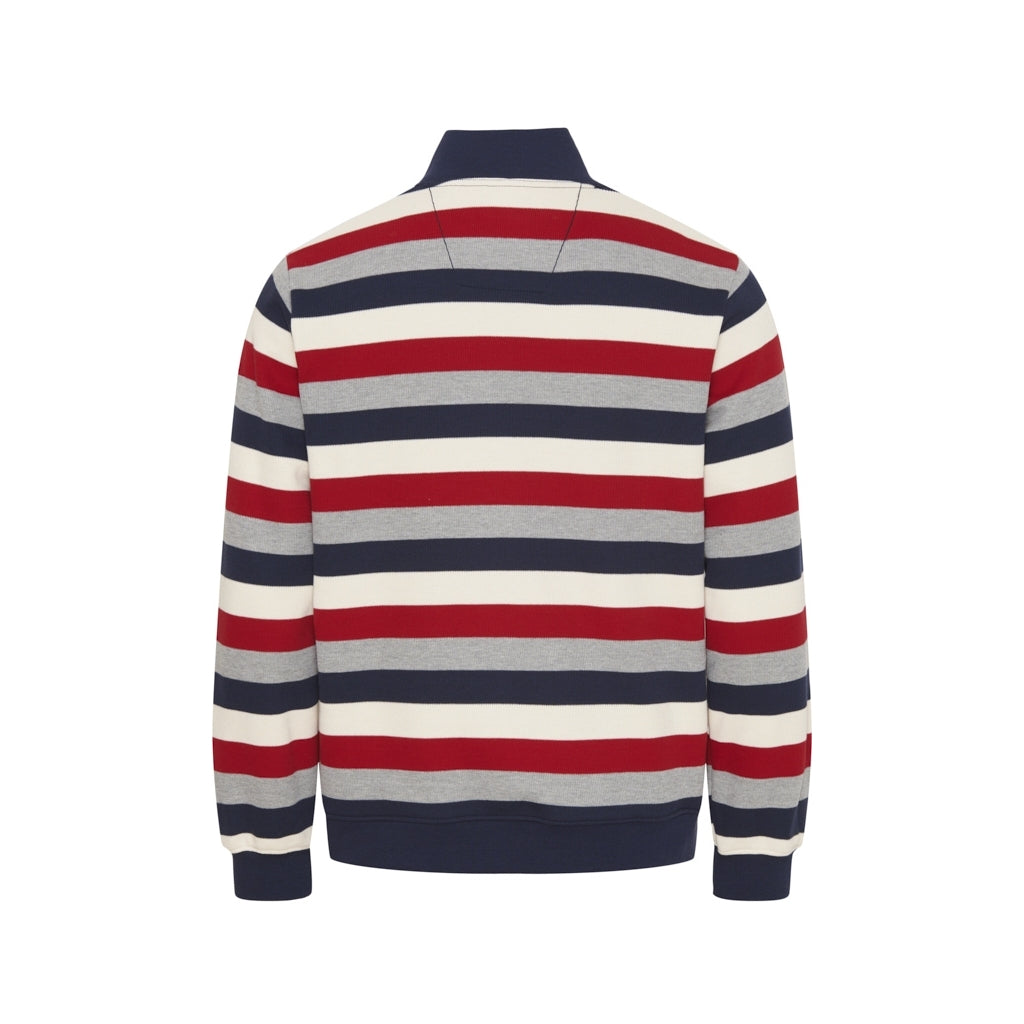 Sea Ranch Hutchinson med Lynlås Sweatshirts SR Navy / Grå Melange / SR Rød