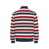 Sea Ranch Hutchinson med Lynlås Sweatshirts SR Navy / Grå Melange / SR Rød