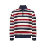 Sea Ranch Hutchinson med Lynlås Sweatshirts SR Navy / Grå Melange / SR Rød