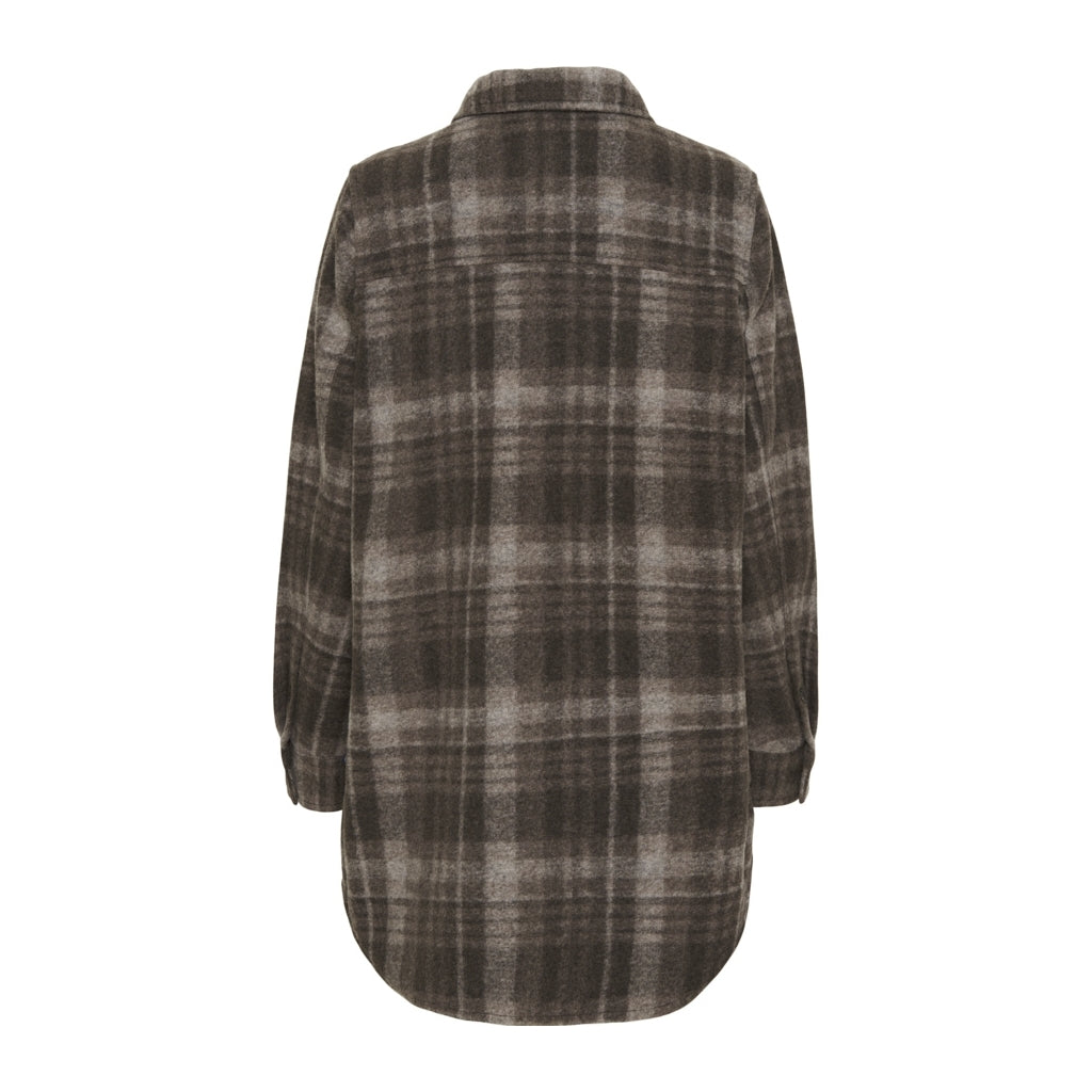 Sea Ranch Janice Overshirt Jackets and Coats Mørkebrun