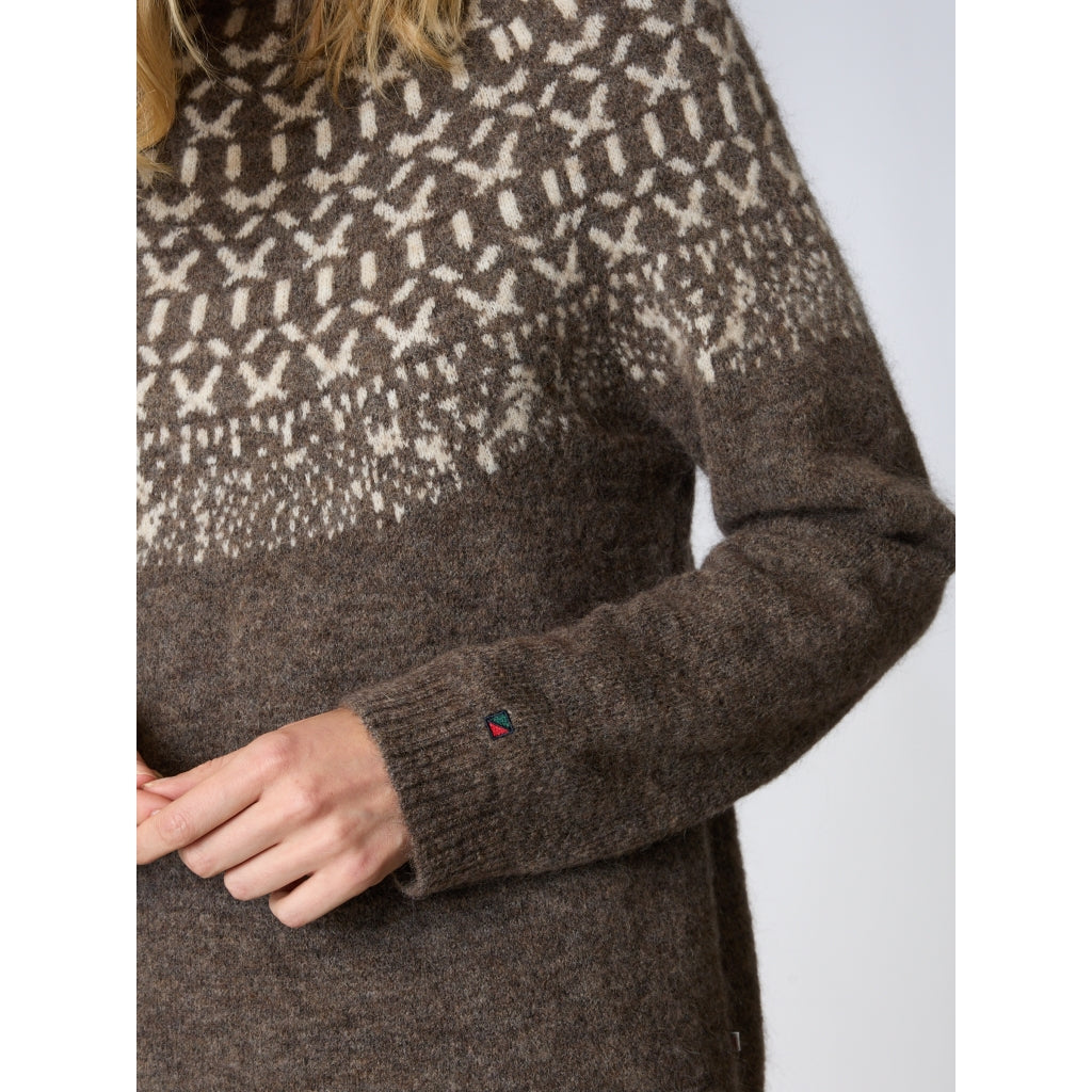 Redgreen Women Jesebel Knit Strik 429 Dark Brown Melange