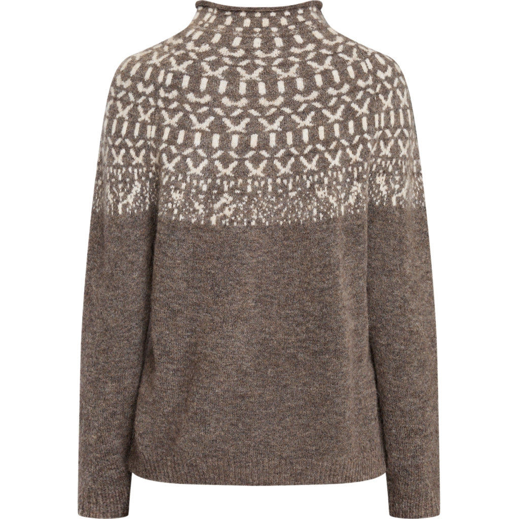 Redgreen Women Jesebel Knit Strik 429 Dark Brown Melange