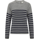 Redgreen Women Karoline Knit Strik 113 Grey Stripe