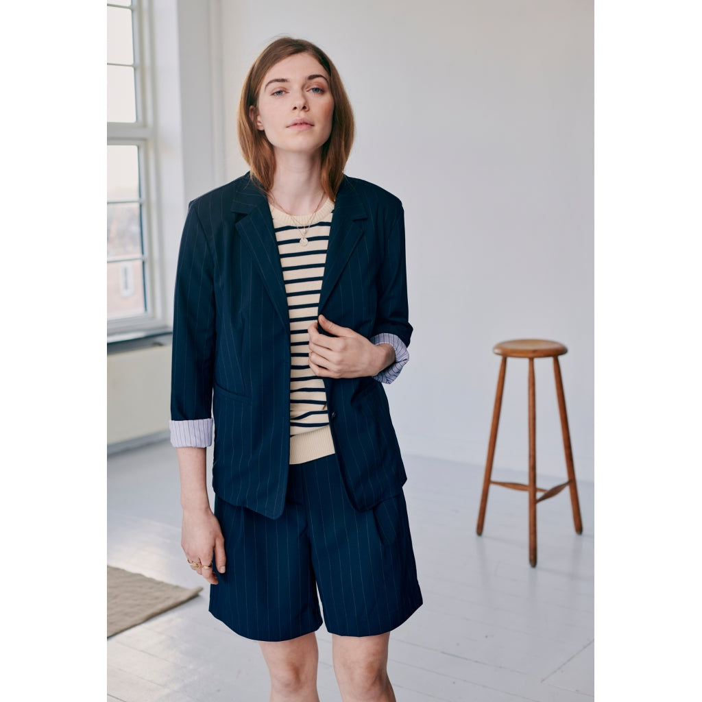 Redgreen Women Lidy Shorts Bukser og Shorts 168 Navy Stripe