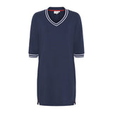 Sea Ranch Lilja V-Neck Kjole Dresses / Shirts SR Navy