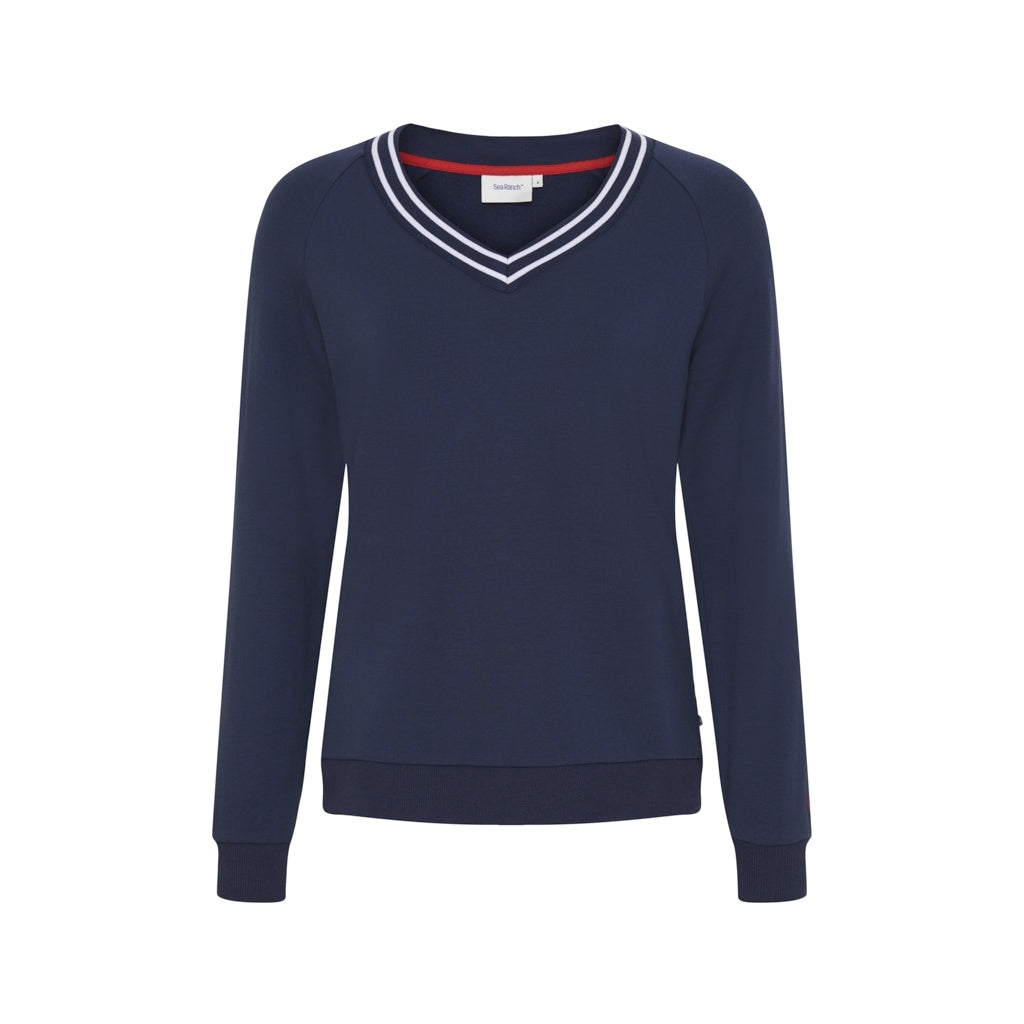Sea Ranch Lin V-Neck Sweatshirt Sweatshirts SR Navy