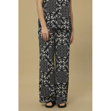 Redgreen Women Mae Pants Bukser og Shorts Navy Mønster