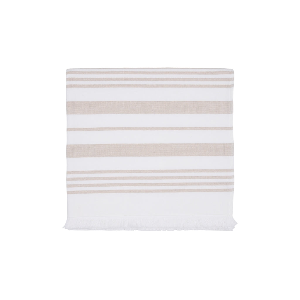 Sea Ranch Malibu Beach Towel Håndklæder 1088 White / Sand