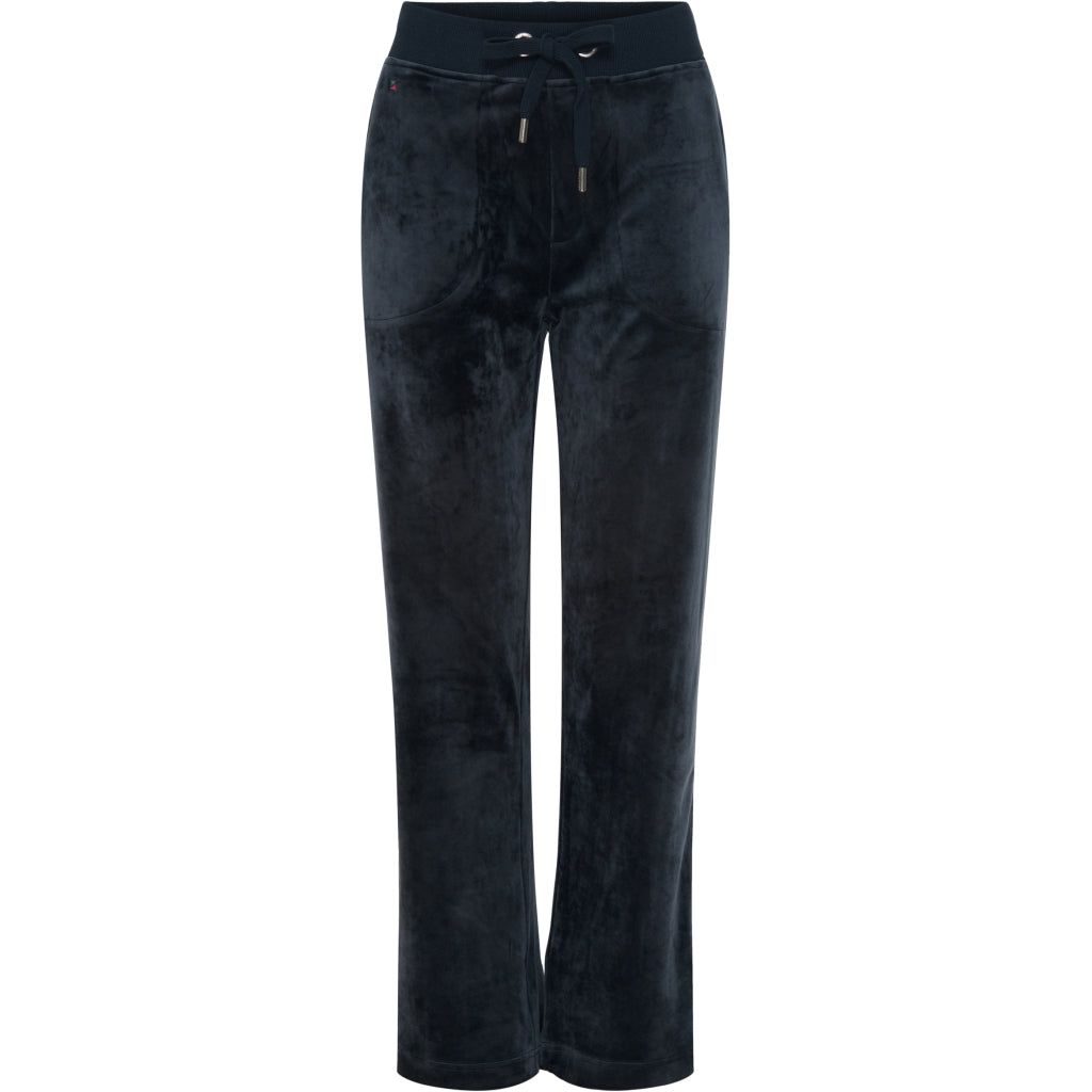 Redgreen Women Marika Velour Bukser Bukser og Shorts 069 Dark Navy