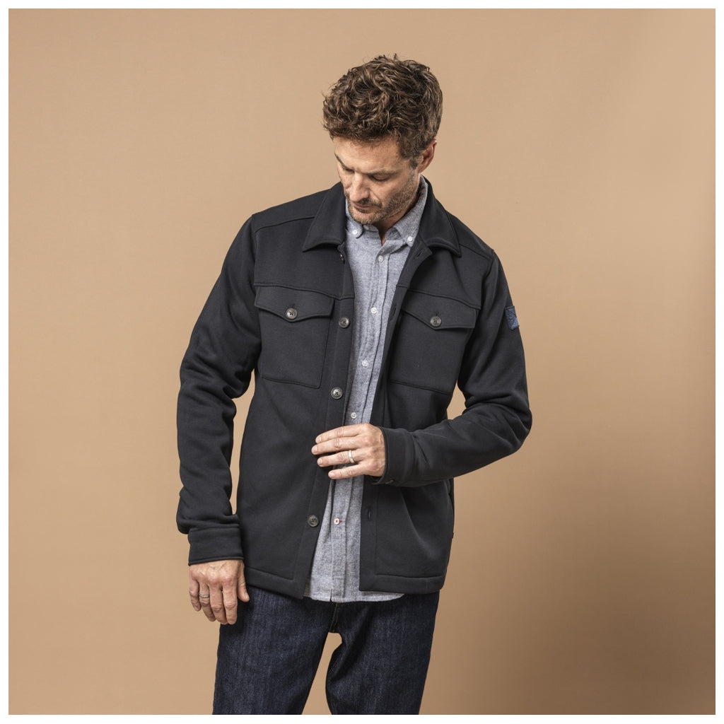 Sea Ranch Mason Overshirt Sweatshirts Mørk Navy