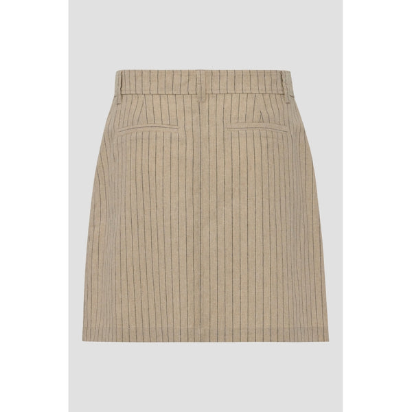 Redgreen Women Nan Skirt Nederdele 122 Light Sand Stripe