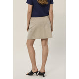 Redgreen Women Nan Skirt Nederdele 122 Light Sand Stripe