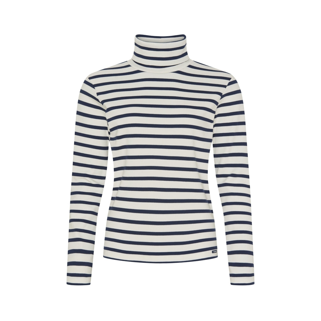 Sea Ranch Natasha Langærmet Tee Perle/SR Navy