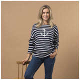 Sea Ranch Nessie Langærmet Tee SR Navy/Pearl