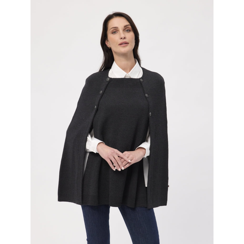 Redgreen Women Noemi strik kappe Strik 499 Black Melange