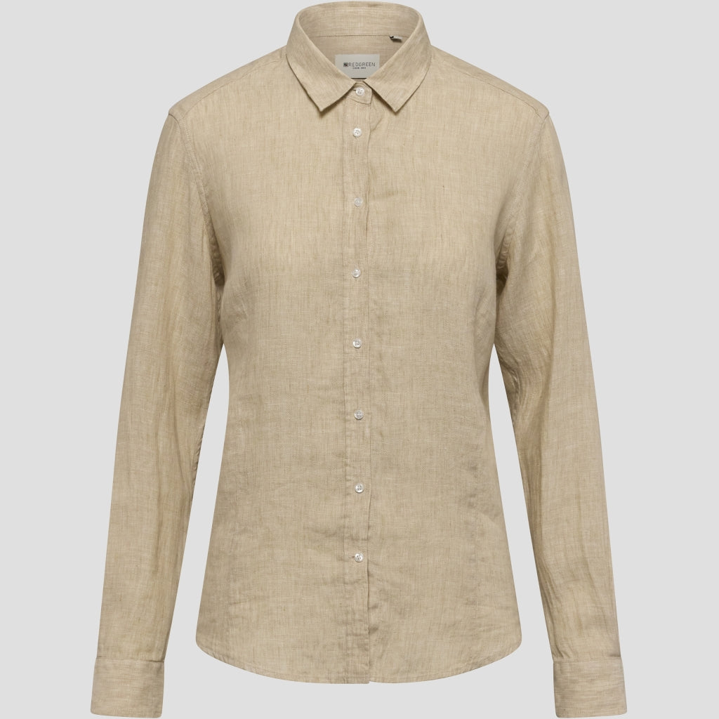 Redgreen Women Ofelia skjorte Skjorter Sand Melange